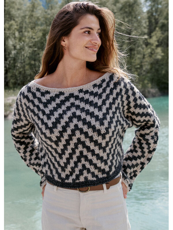 Lana Grossa PULLOVER Lala Berlin Lovely Cotton - Stickmönster (SE)