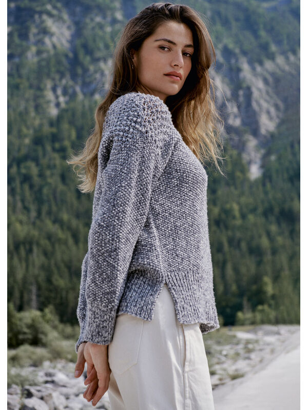 Lana Grossa PULLOVER Cool Merino Print - Stickmönster (SE)