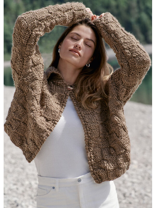Lana Grossa CARDIGAN Lala Berlin Flamy - Stickmönster (SE)
