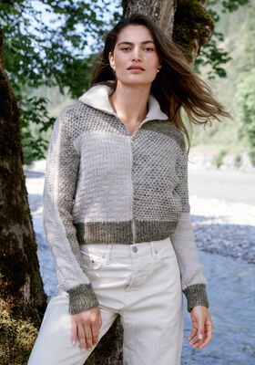 CARDIGAN Natural Alpaca Pelo - Stickmönster (SE) från Lana Grossa