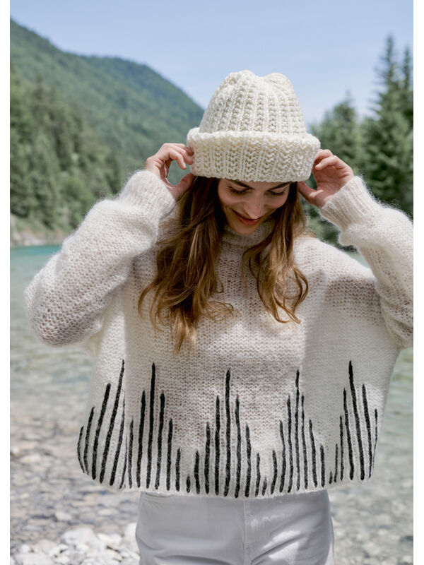 Lana Grossa PULLOVER Mohair Moda & Cool Merino - Stickmönster (DK)