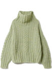 Lana Grossa PULLOVER Natural Alpaca Lungo - Stickmönster (SE)