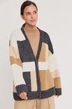 Lana Grossa CARDIGAN Ecopuno Chunky - Stickmönster (SE)