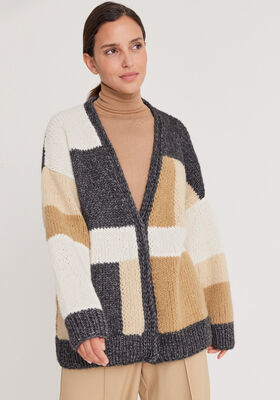 CARDIGAN Ecopuno Chunky - Stickmönster (SE) från Lana Grossa