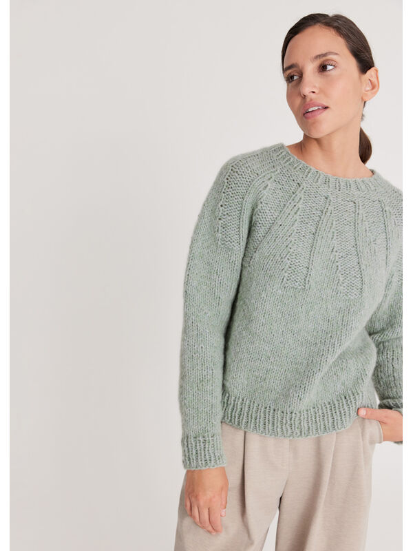 Lana Grossa PULLOVER Ecopuno Chunky - Stickmönster (SE)