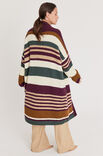 Lana Grossa LÅNG CARDIGAN Cool Merino - Stickmönster (SE)