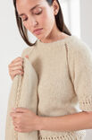 Lana Grossa PULLOVER Natural Alpaca Pelo - Stickmönster (SE)