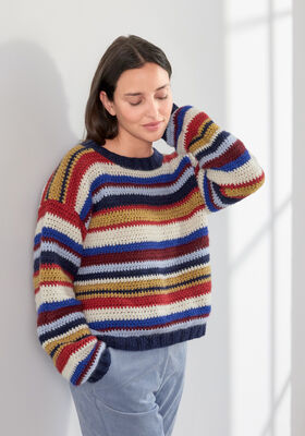 PULLOVER Brigitte No. 2 - Stickmönster (SE) från Lana Grossa