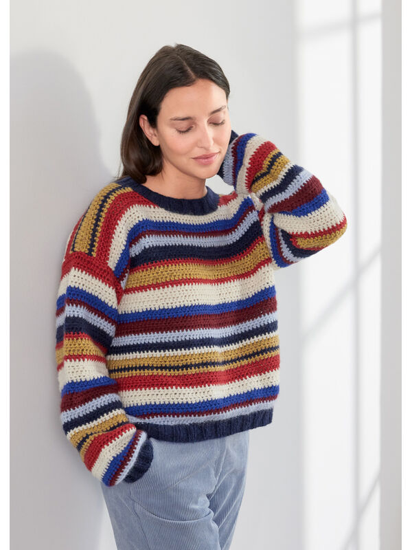 Lana Grossa PULLOVER Brigitte No. 2 - Stickmönster (SE)