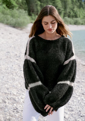 PULLOVER Mohair Moda - Stickmönster (DK) från Lana Grossa