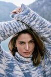 Lana Grossa PULLOVER Natural Alpaca Pelo - Stickmönster (SE)