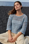 Lana Grossa VIRKAD PULLOVER The Tube Fine - Virkmönster (SE)