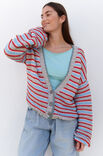 Lana Grossa CARDIGAN Diversa, Riccio, Sottile & Promessa - Stickmönster (SE)