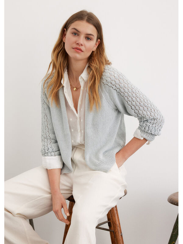 Lana Grossa CARDIGAN Landlust Sommerseide - Stickmönster (SE)