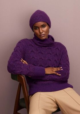 PULLOVER Silkhair & Ecopuno - Stickmönster (SE) från Lana Grossa