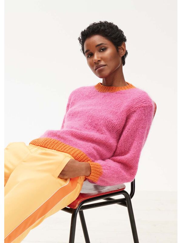 Lana Grossa PULLOVER Cool Merino & Mohair Moda - Stickmönster (SE)