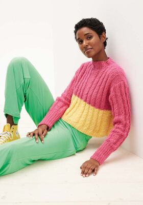 PULLOVER Brigitte No. 2 - Stickmönster (SE) från Lana Grossa