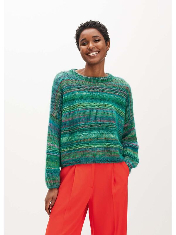 Lana Grossa PULLOVER Colorissimo & Silkhair - Stickmönster (SE)