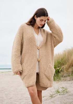 JACKA Royal Alpaca - Stickmönster (SE) från Lana Grossa