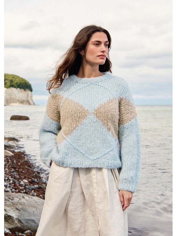 Lana Grossa PULLOVER Royal Alpaca & Brigitte No. 2 - Stickmönster (SE)