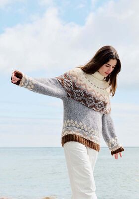 PULLOVER Brigitte No. 2 - Stickmönster (SE) från Lana Grossa