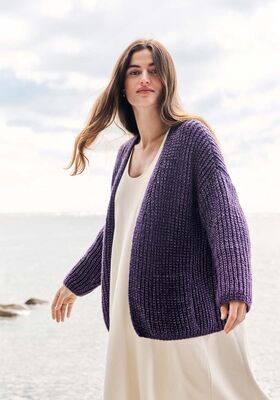 CARDIGAN Lucida - Stickmönster (SE) från Lana Grossa