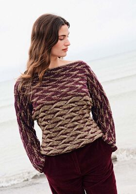 PULLOVER Lucida - Stickmönster (SE) från Lana Grossa