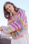Lana Grossa PULLOVER Natural Superkid Tweed - Stickmönster (NO)