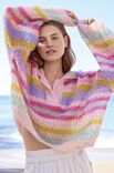 Lana Grossa PULLOVER Natural Superkid Tweed - Stickmönster (NO)