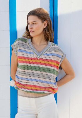 SLIPOVER Ecopuno - Stickmönster (SE) från Lana Grossa