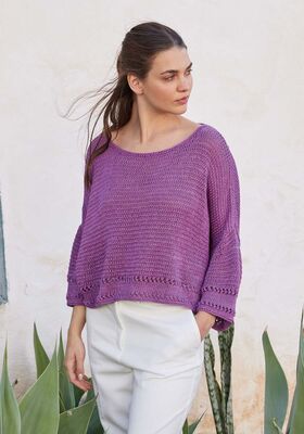 PULLOVER Cotton Silk - Stickmönster (NO) från Lana Grossa