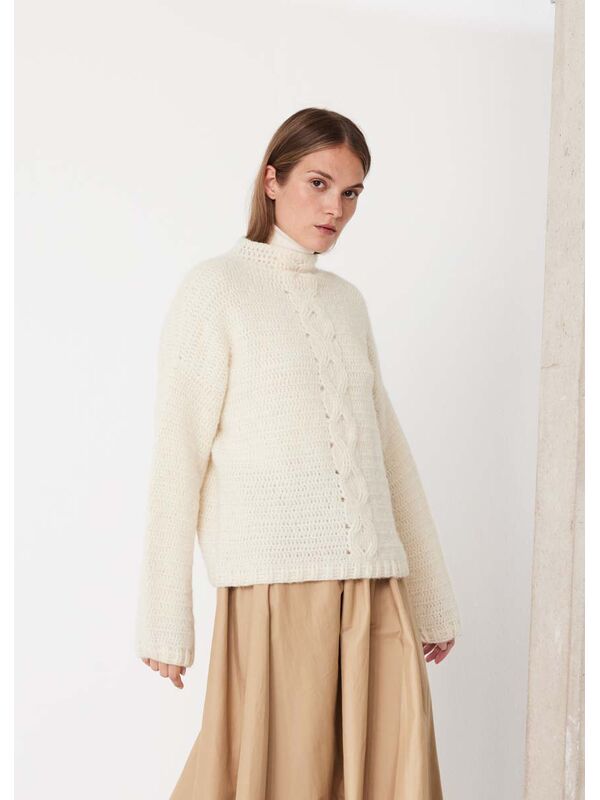 Lana Grossa VIRKAD PULLOVER Nebbia