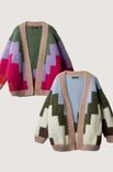 Lana Grossa CARDIGAN Mohair di Gio - Variant 2 (1 tråd)