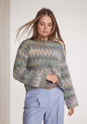 PULLOVER Brigitte No. 2 & Cassata från Lana Grossa
