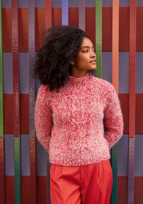 PULLOVER Brigitte No. 2 & Mohair Moda från Lana Grossa