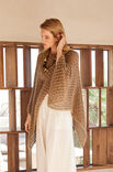 Lana Grossa VIRKaD PONCHO Natural Superkid Tweed