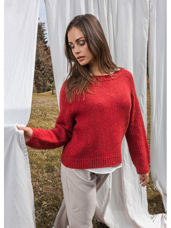 FILATI Studio TOPDOWN PULLOVER Brigitte No. 2 - Stickmönster (SE)