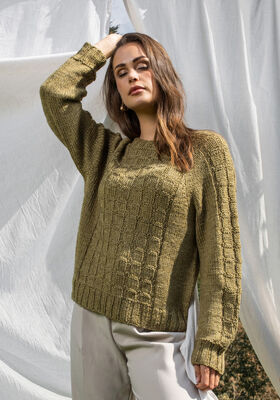 TOPDOWN PULLOVER New Classic - Stickmönster (SE) från FILATI Studio