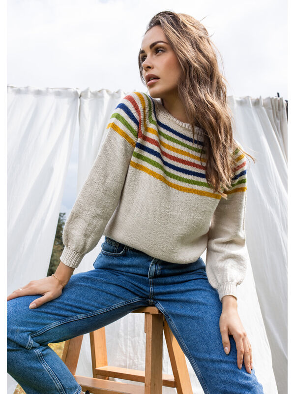 FILATI Studio TOPDOWN PULLOVER Cool Wool - Stickmönster (SE)