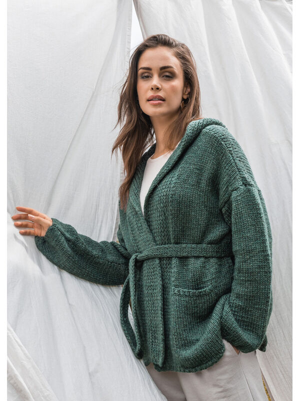 FILATI Studio LÅNG CARDIGAN Cool Merino Big - Stickmönster (SE)