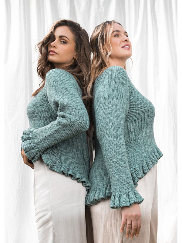 FILATI Studio TOPDOWN PULLOVER New Classic - Stickmönster (SE)