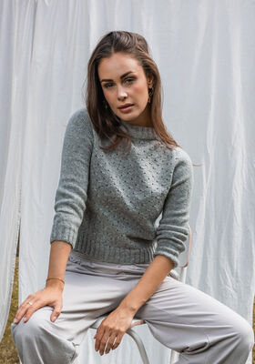TOP DOWN PULLOVER Cashmere 16 fine - Stickmönster (SE) från FILATI Studio