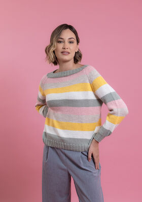 TOP DOWN PULLOVER Landlust Alpaca Merino 160 från FILATI Studio