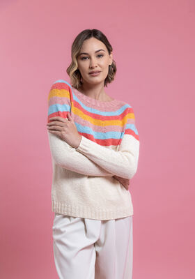TOP DOWN PULLOVER Ecopuno från FILATI Studio