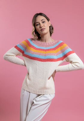 TOP DOWN PULLOVER Ecopuno från FILATI Studio