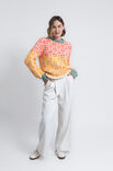 FILATI Studio PULLOVER MED MÖNSTER Natural Alpaca Pelo