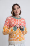 FILATI Studio PULLOVER MED MÖNSTER Natural Alpaca Pelo
