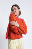 FILATI Studio TOP DOWN VÄNDPULLOVER Brigitte No. 2
