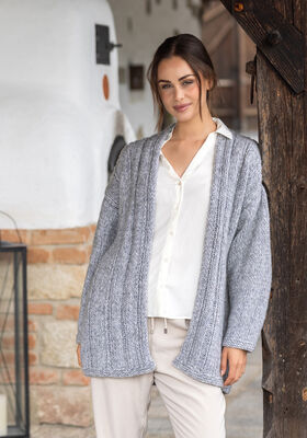LÅNG CARDIGAN Ecopuno Chunky från FILATI Studio