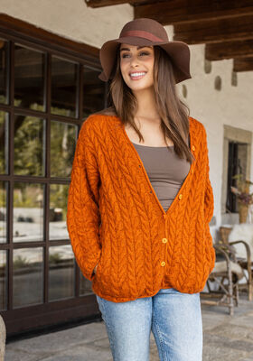 TOP DOWN CARDIGAN Brigitte No. 2 från FILATI Studio